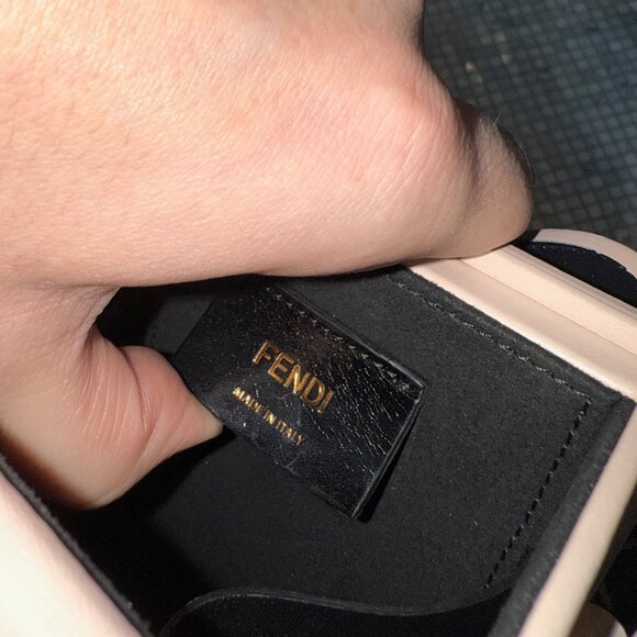 Fendi 2021 Runway Pink Vertical Box Logo Crossbody Bag - Picture 9 of 12